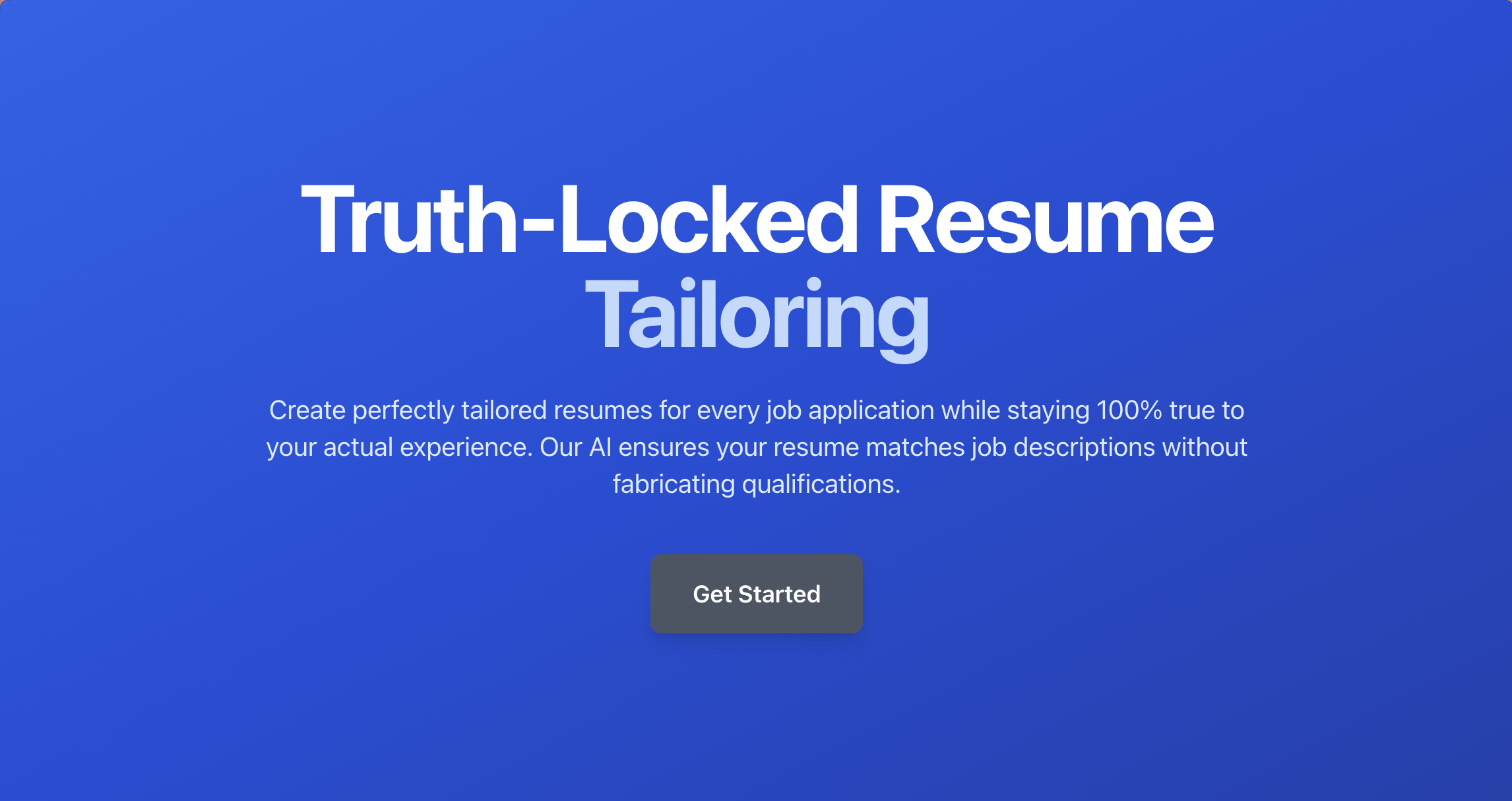 Adaptive Resume project preview
