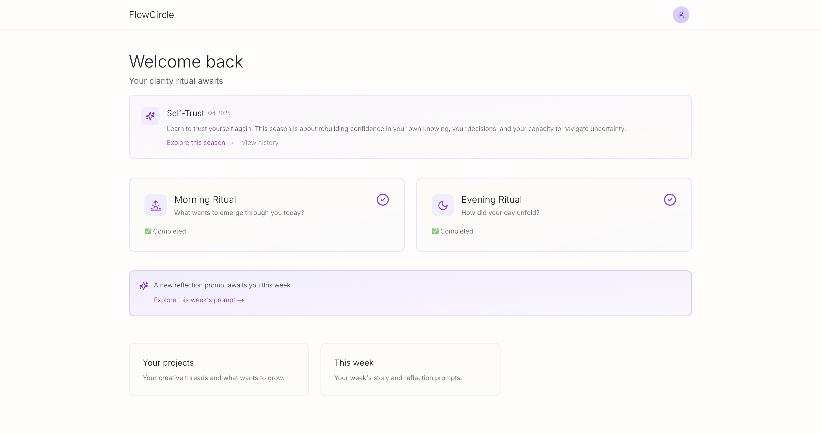 FlowCircle project preview